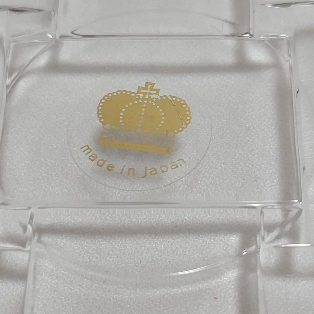 Riccardo Cake Plate Platter Glass Lattice Floral 13
